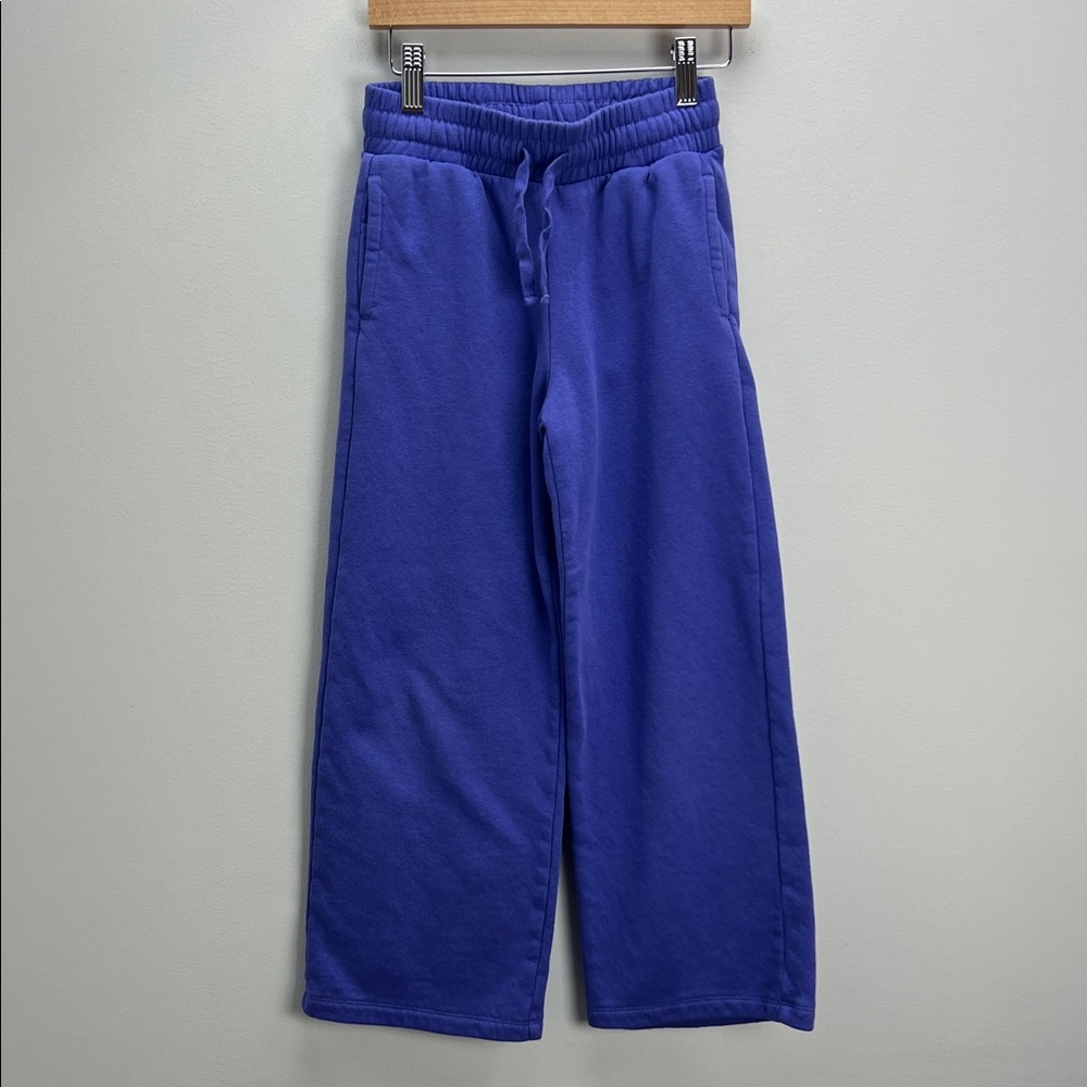GAP Kids Wide Leg Sweatpants Girls Size 8 Purple Baggy